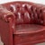 Pair of 20th Century Danish Red Vintage Leather Barrel Back Club Chairs For Sale - Image 4 of 12