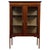 Early 20th Century Antique English Inlaid Mahogany Display Cabinet For Sale - Image 6 of 12