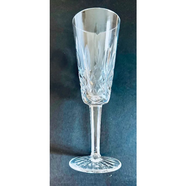 White 1970s Waterford Lismore Pattern Hand Cut Crystal Glassware Set- 61 Pieces For Sale - Image 8 of 11