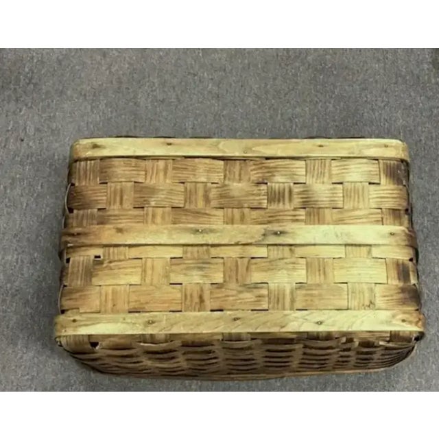 Early 20th Century Antique American Hickory Basket For Sale - Image 5 of 6