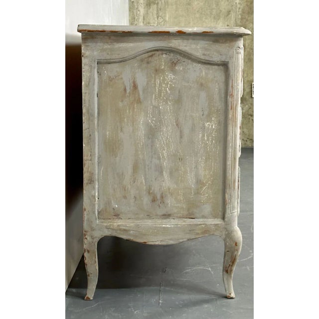 Provincial Gustavian Style Swedish Paint Decorated / Distressed Commode, Chest For Sale - Image 9 of 13