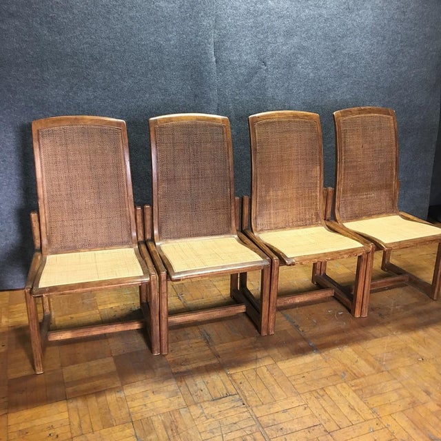 Drexel Heritage Cane Back Dining Chairs Set of 6 Chairish