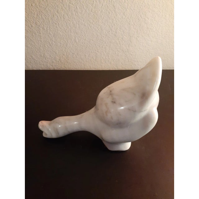 1980s Solid Marble Laying Duck Figurine For Sale In Dallas - Image 6 of 8