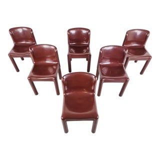 1970s Kartell Carlo Bartoli Dining Chairs - Set of 6 For Sale