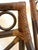 Vintage McGuire Inspired Target Back Style Bamboo and Rawhide Wrapped Arm Chairs With Cushions- Set of 4 For Sale - Image 12 of 18