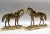 Brass Circa 1890 English Gilt Brass Horses Mantel Decorations For Sale - Image 8 of 9