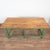 Farmhouse 19th Century Hungarian Original Green Painted Pine Work Table For Sale - Image 3 of 14