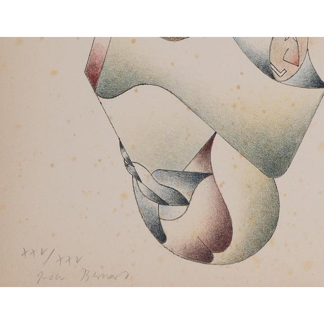 Jan Voss, Composition, Lithograph For Sale - Image 4 of 5