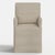 Not Yet Made - Made To Order Slipcover for Stoffer Home x Cloth & Company for Lindy Slipcover Dining Armchair in Jane Stripe Burlap For Sale - Image 5 of 8