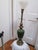 Rembrandt Emerald Green Tall Lamp With Glass Shade For Sale - Image 11 of 11