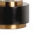 Clear acrylic bubble design with black marble and antique brass mounting 36h x 5.3w x 5.3d Shade Dimensions: top(11)...