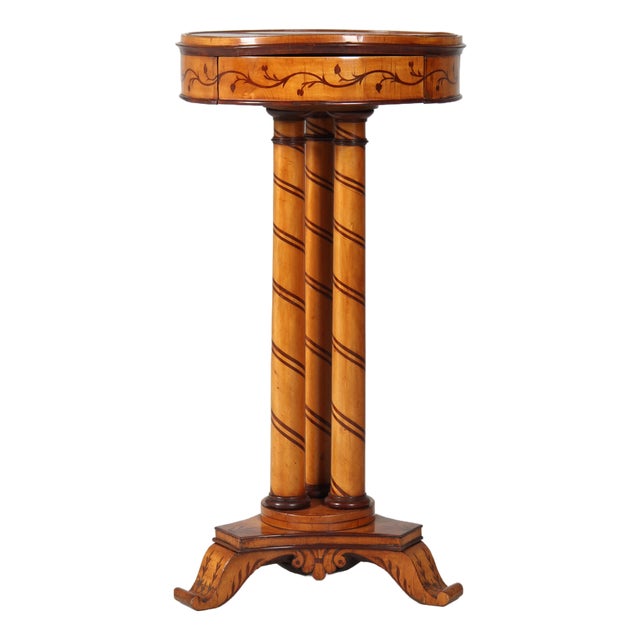 Biedermeier Side Table, 1830s For Sale