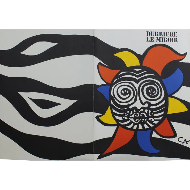 Alexander Calder "Derriere Le Miroir No.156" Lithograph Art Book For Sale