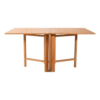 Maria Flap Folding Table by Bruno Mathsson for Firma Karl Mathsson, 1969 For Sale