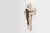 Belgian Bronze and Marble Crucifix, 1920s For Sale - Image 6 of 11