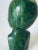 1950s Carved Malchite Head Sculpture, 1950s For Sale - Image 5 of 8