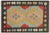 Retro Turkish Kilim Black Hand-Woven Wool Rug For Sale - Image 9 of 9