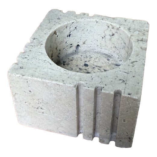 Travertine Ashtray from Fratelli Mannelli, 1970 For Sale