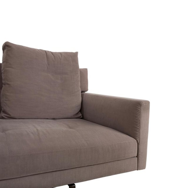 Modern Gordon Corner Sofa in Grey Fabric from Walter Knoll / Wilhelm Knoll For Sale - Image 3 of 15