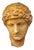 Classic Head in Stone Imitation, 1960s For Sale