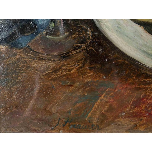 Modern Still Life Composition, Mid-20th Century, Oil Painting on Board, Framed For Sale - Image 3 of 4