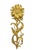 Mid-Century Modern Vintage Syroco Hollywood Regency Gold Floral Wall Hangings – Pair For Sale - Image 3 of 10
