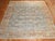 Red Blue Rust Antique Persian Mahal rug no. j2235 For Sale - Image 8 of 10