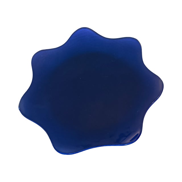 1990s Annieglass Colorful Charger Hand Formed Studio Glass Plates - Set of 9 For Sale - Image 11 of 11