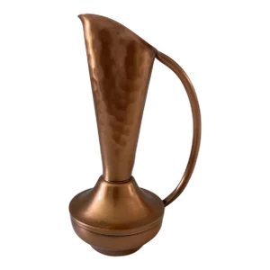 Small Hammered Copper Ewer Pitcher or Bud Vase by Gregorian