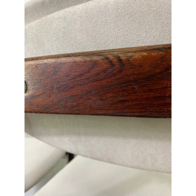 Gray Vintage Dining Chairs by C. Denekamp for Thereca, 1960s, Set of 4 For Sale - Image 8 of 12