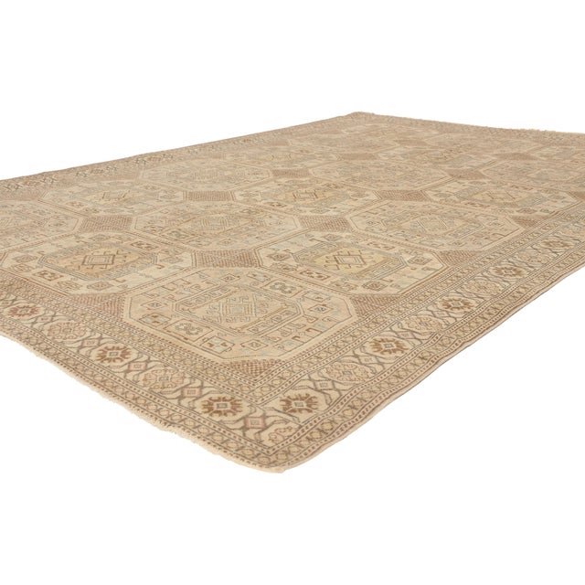 52658 Vintage Turkish Sivas Rug, 06'07 x 09'09. The Tribal Archive: A Vintage Turkish Sivas Masterpiece of Tekke Turkmen...