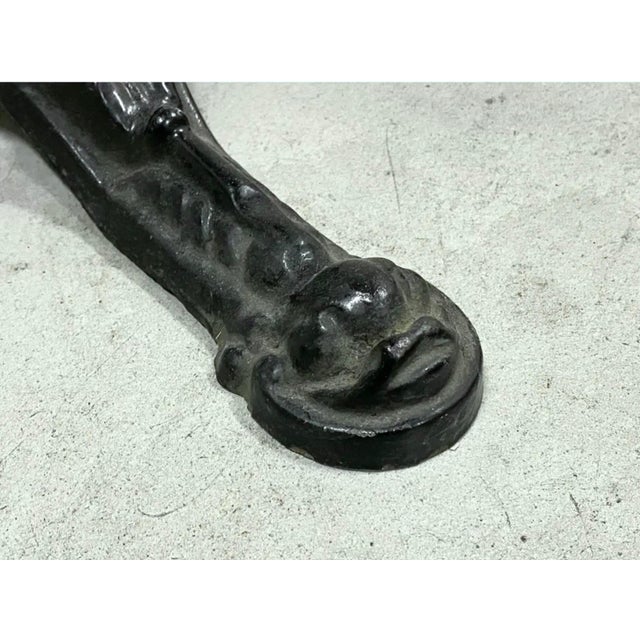 1970s Octagonal Green Marble Bistro Table For Sale - Image 9 of 9