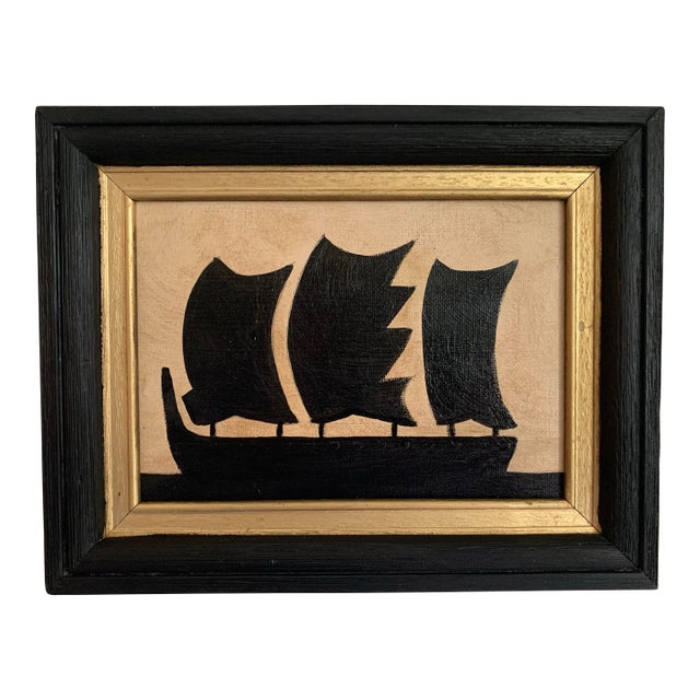 Contemporary Impressionist Style Seascape Painting on Canvas, Framed For Sale