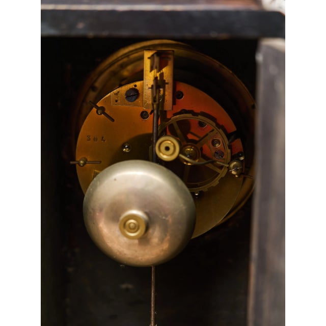 Metal 19th Century Boulle Table Clock For Sale - Image 7 of 10