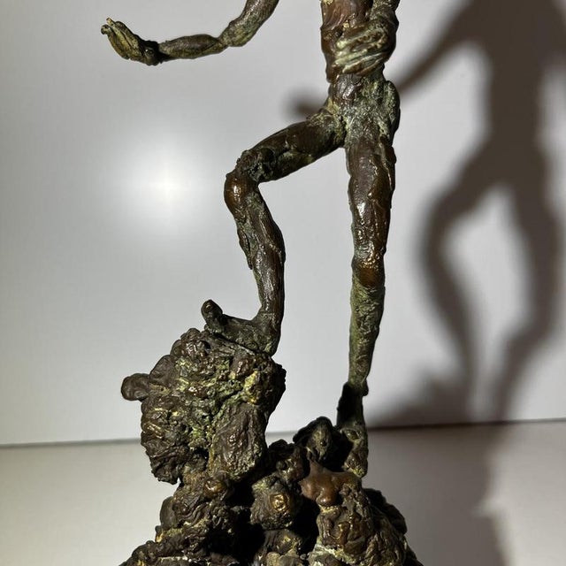 Metal Léon de Pas, Female Nude Sculpture, 1980s, Bronze For Sale - Image 7 of 11