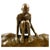 Bronze sculpture depicting a boy sitting on horseback, executed in a modern figurative style and inspire by g. Lachaise....