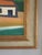 Paint Mid-Century Modern 'Boats at Rest' Vintage Original Coastal Landscape Oil Painting, Framed For Sale - Image 7 of 12