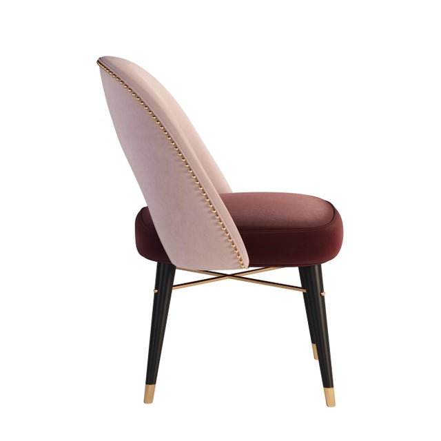 Red Shirley Dining Chair by Ottiu For Sale - Image 8 of 10