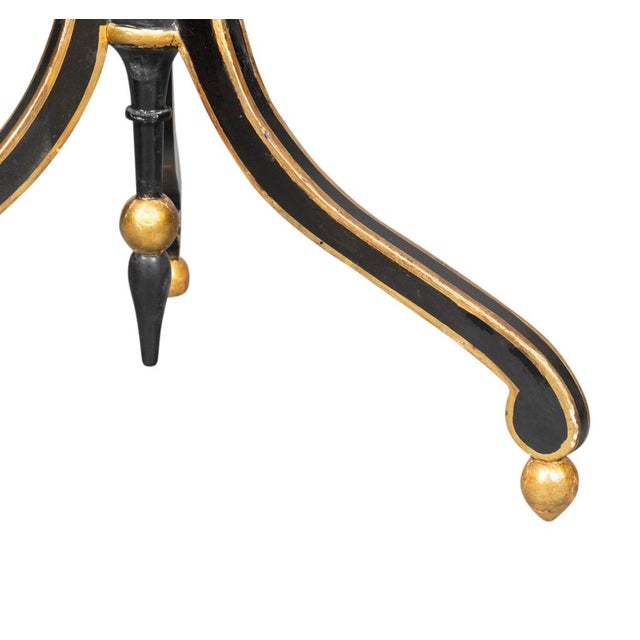 Regency Penwork Candlestand For Sale In Boston - Image 6 of 9