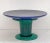 Blue Sunburst Mushroom Table in Green and Blue, Louis Durot, 1990's For Sale - Image 8 of 8
