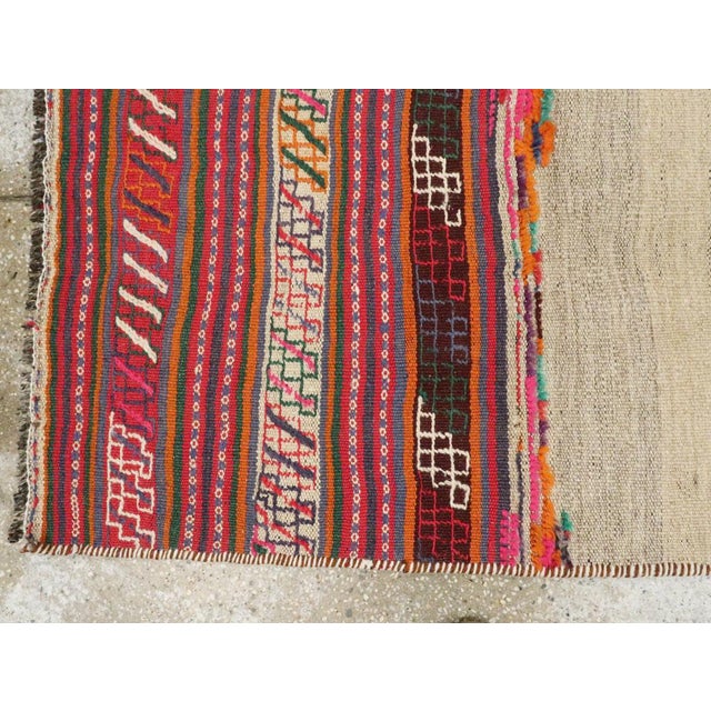Red Galerie Shabab Collection Mid-20th Century Persian Flatweave Kilim Rug For Sale - Image 8 of 10