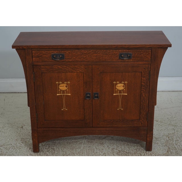 Age: C.2006 Details: Finish no.32 Dovetailed Drawer Construction High Quality Construction Arts & Crafts Style Nice Inlay...