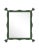 Contemporary Fleur Home Carnival Iko Iko Rectangle Mirror in Duck Green, 51x63 For Sale - Image 3 of 3