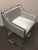 Modern Chrome and Gray Velvet Bar Chair For Sale - Image 4 of 6