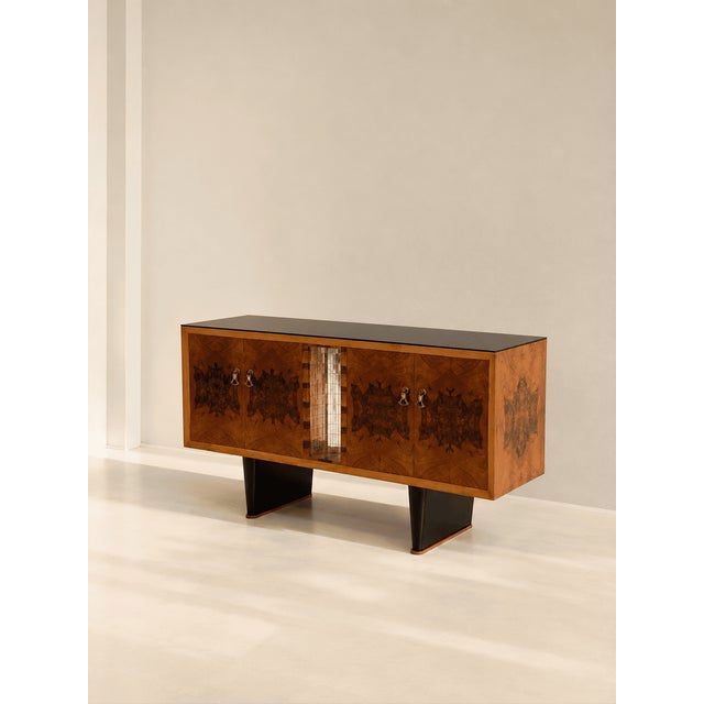 Art Deco Style Sideboard in Walnut Burl, 1940s For Sale - Image 18 of 18