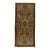 Turkish Mini Rug Oriental Hand Knotted Vintage Rug 1'7" x 3'6" #20644 For Sale