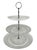 Early 21st Century Vintage 3-Tier Pressed Glass Serving Stand For Sale - Image 5 of 12