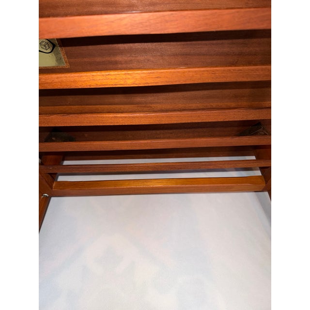 Authentic Mid-Century Modern Model 73 Teak Coffee / Side Table Designed by Holger Georg Jensen by Kubus Denmark 1960s For Sale In Tampa - Image 6 of 12