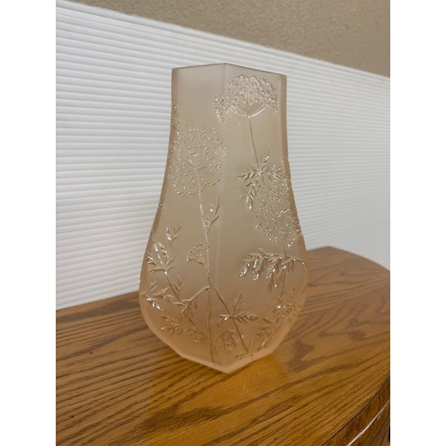 Lalique Ombelles Vase, Gold Lustre For Sale - Image 9 of 12