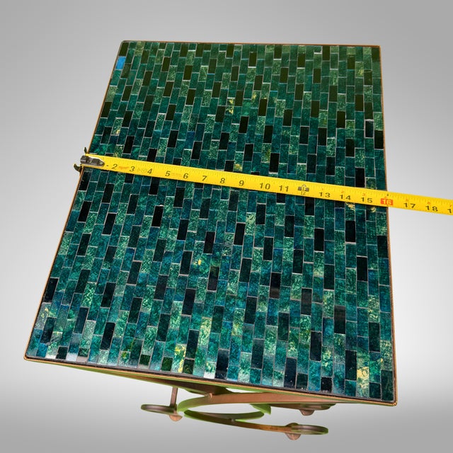 Mosaic Tile Nesting Tables Cerulean Pier 1 Imports Set For Sale - Image 12 of 18
